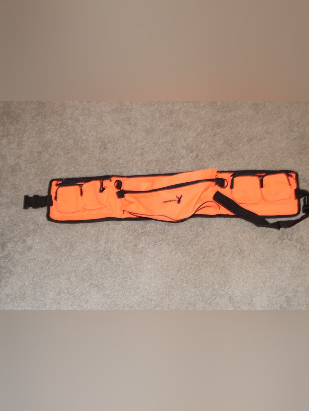 Conceal Orange 7 Pocket Fanny Pack